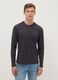 Grey long-sleeve pure cotton regular fit T-shirt_0
