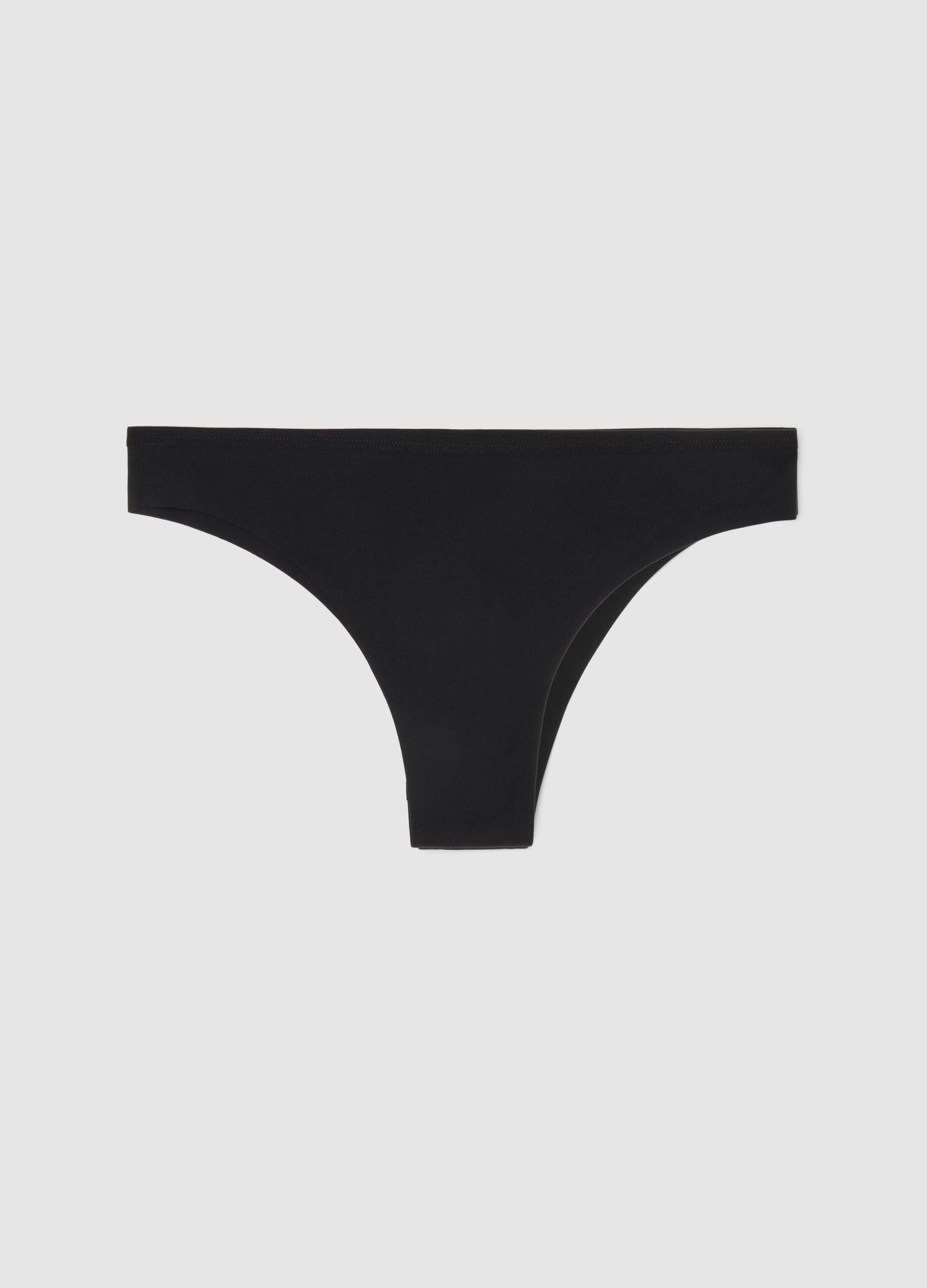 Black Brazilian Slim Fit Briefs