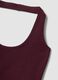 Purple stretch cotton top_5