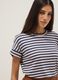 Regular-fit multicolour striped stretch viscose T-shirt_0