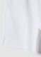 Boys' regular fit white pure cotton short jogger trousers_3