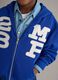 Boys' blue pure cotton hoodie regular fit with numbers and text_2