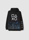 Kids' black cotton blend PlayStation hoodie_3