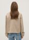 Beige short coat regular fit with buttons_2