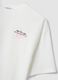 White pure cotton T-shirt with embroidery, boxy fit_5