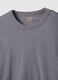 Grey pure cotton short sleeve T-shirt regular fit_5