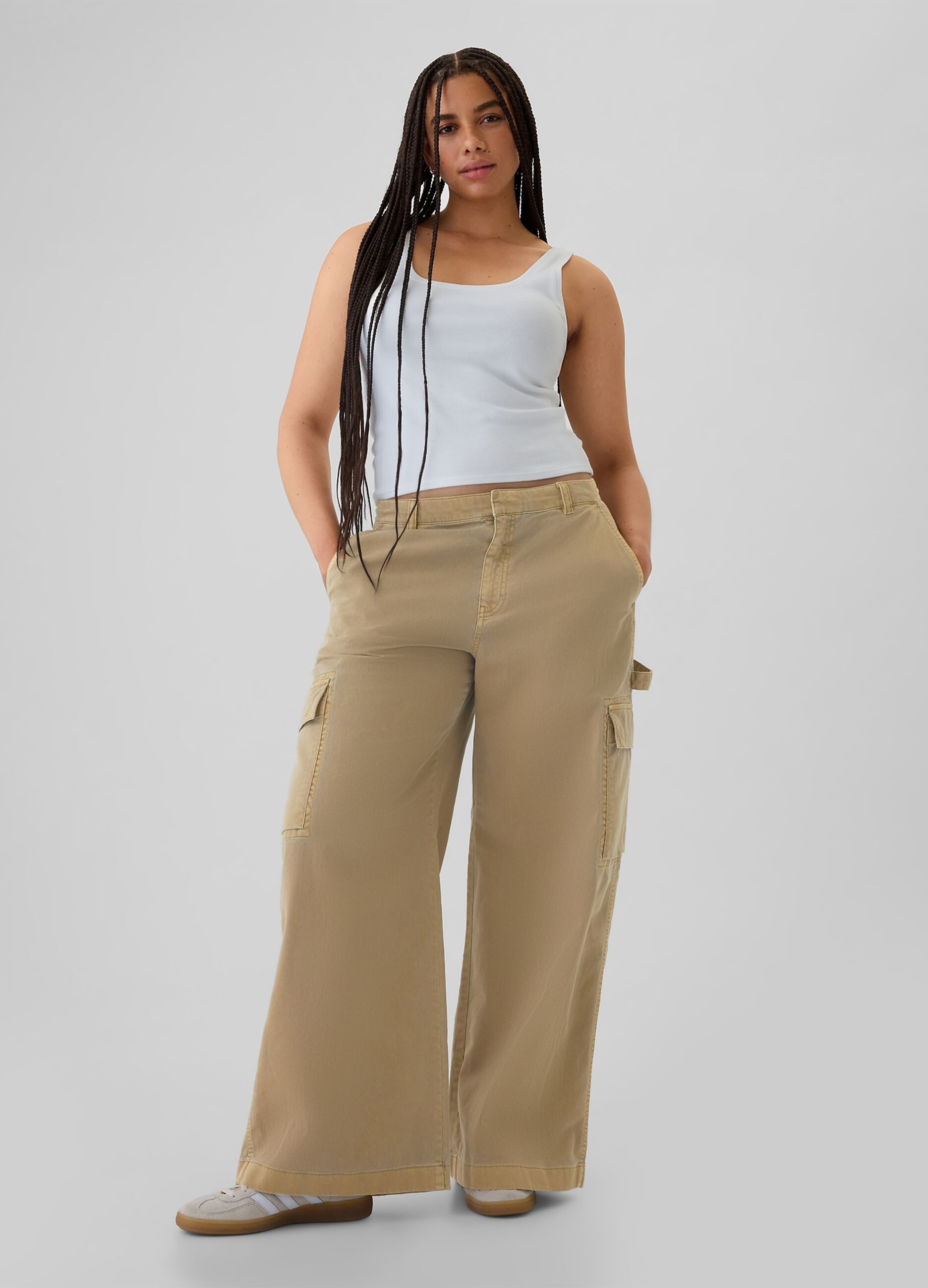 Baggy-fit cargo trousers