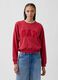 Cotton-blend crewneck sweatshirt_0