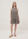 Multicolour dress with geometric pattern_1