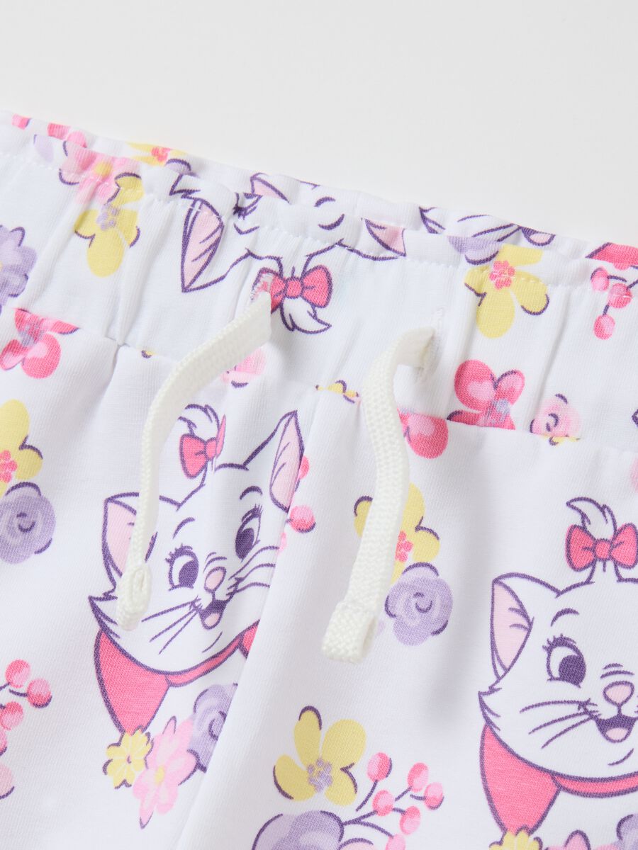 Girls&rsquo; pink regular-fit jogging outfit in cotton_2