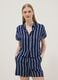 Pure viscose multicolour striped shirt, regular fit_0