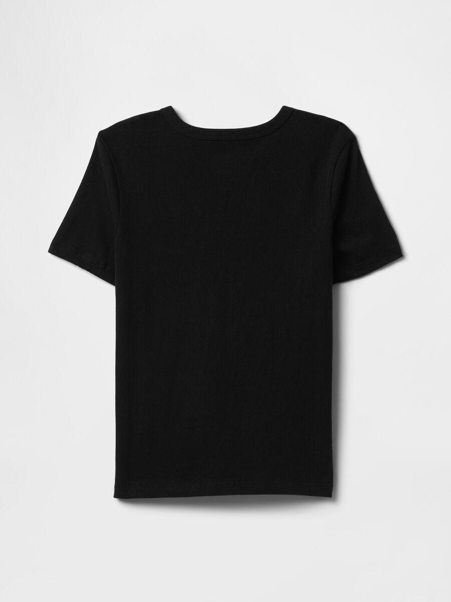 T-shirt in cotone regular fit con logo GAP_1