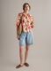 Multicolour pure cotton shirt with bold print and oversized fit_1