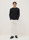 Skinny fit white jeans in stretch cotton_0