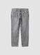 Grey slim-fit jeans in cotton and viscose blend_0