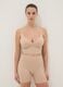 Beige bra without padding with adjustable straps_1