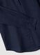 Pure blue linen shirt regular fit_5